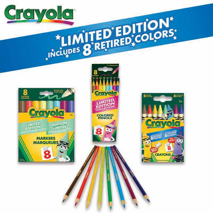 Limited edition Crayola products.