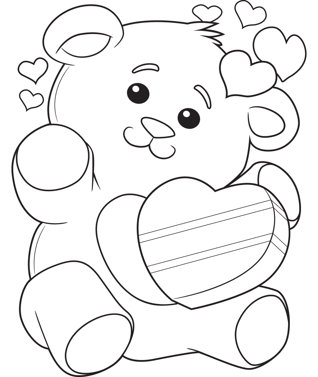 Osito de peluche de San Valentín