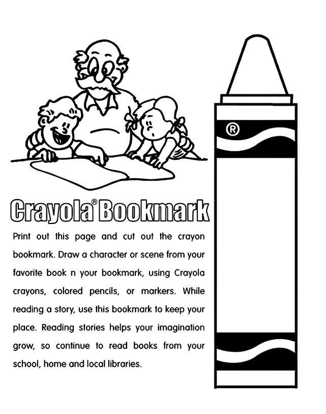 Crayon Bookmark