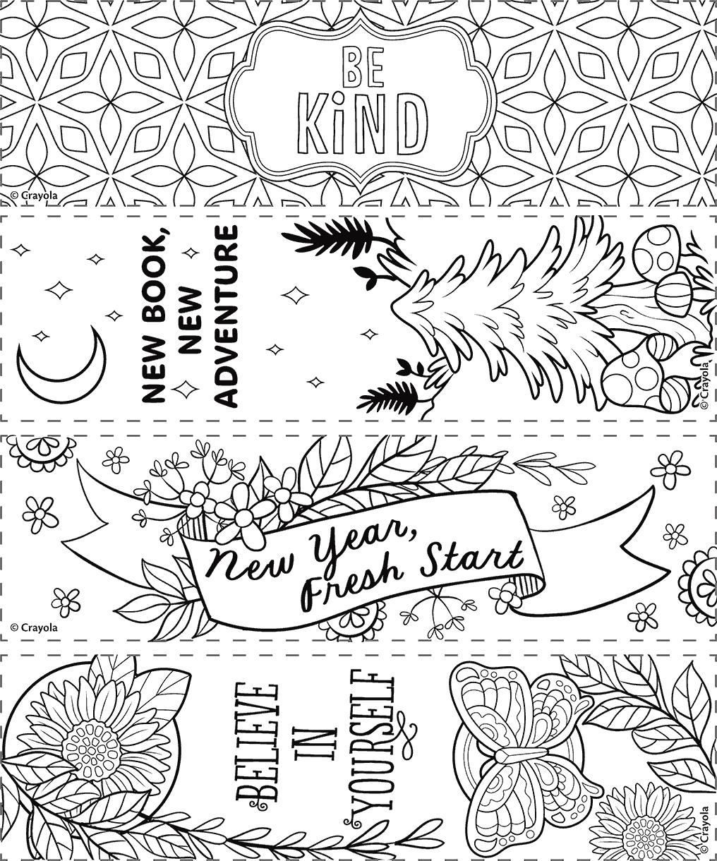 Be Kind Printable Bookmarks