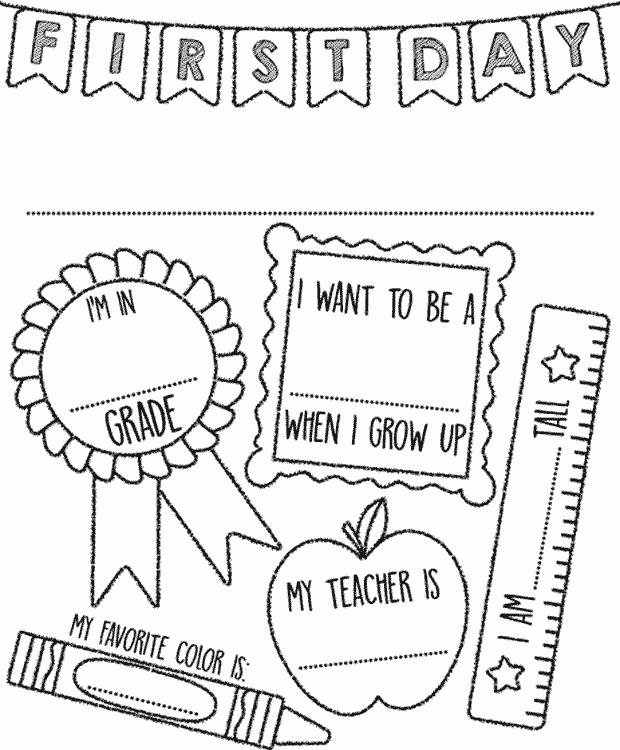 First Day of School Sign