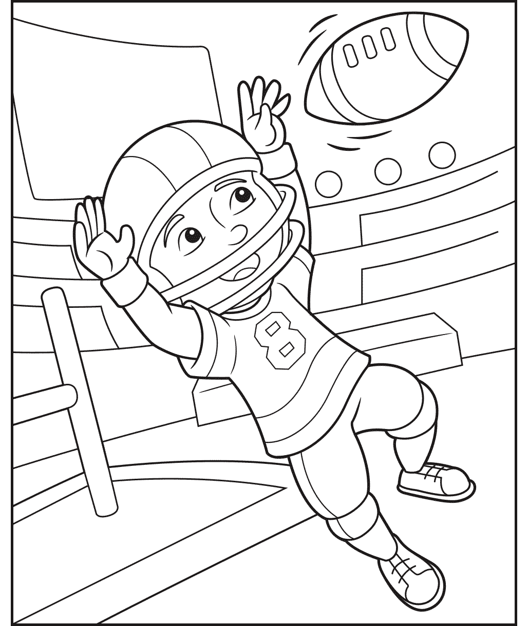 Football Wide Receiver