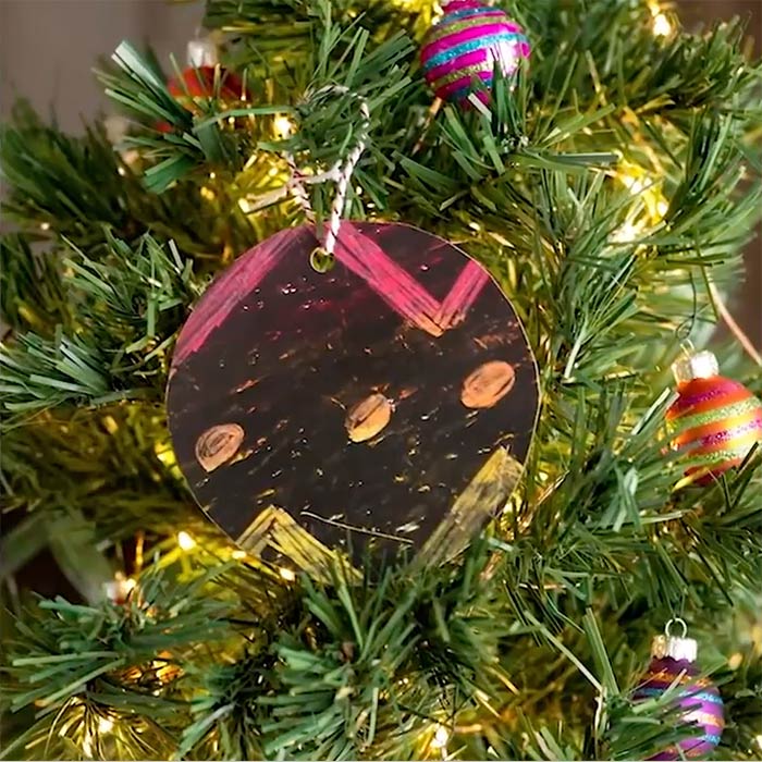 Scratch Art Ornaments