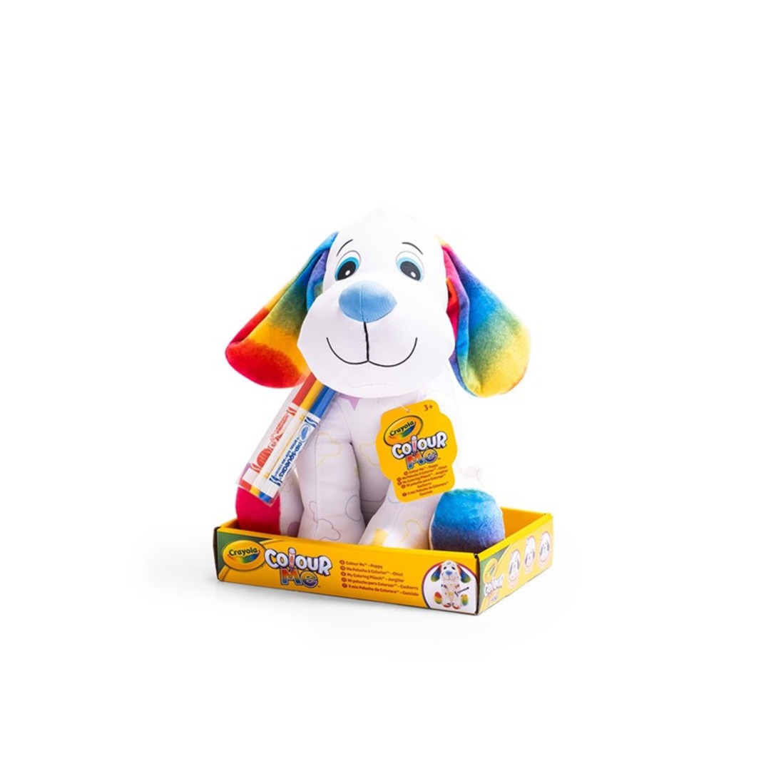 Crayola Colora il tuo peluche  - Cagnolino contenuto
