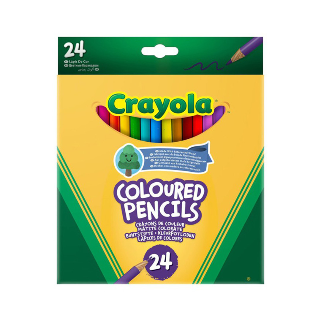 24 Matite Colorate vista frontale