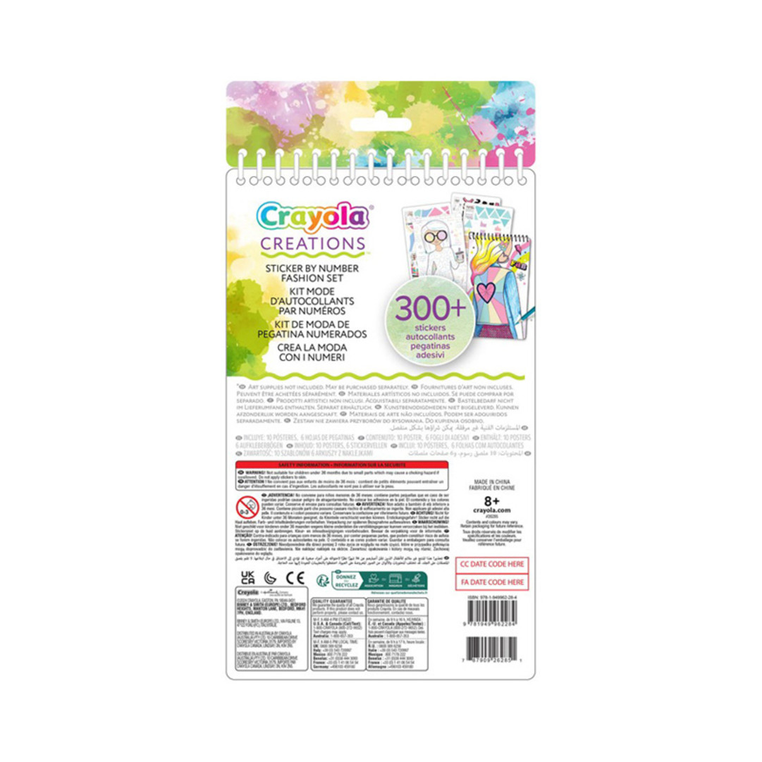 Creations -  Album Crea la Moda con i Numeri vista posteriore