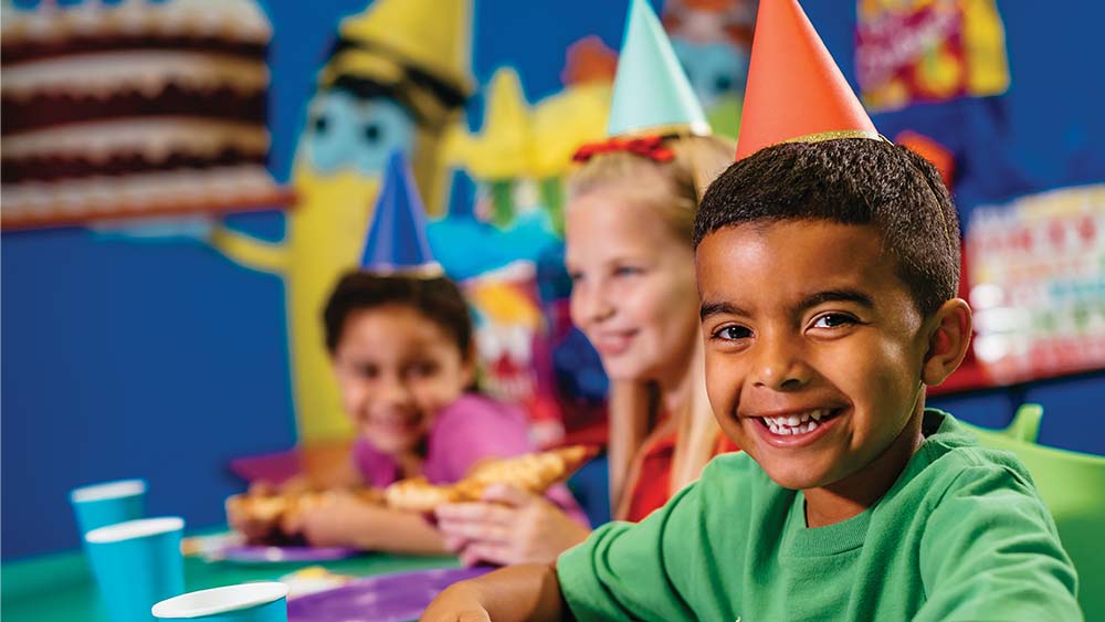 Children at a birthday party.