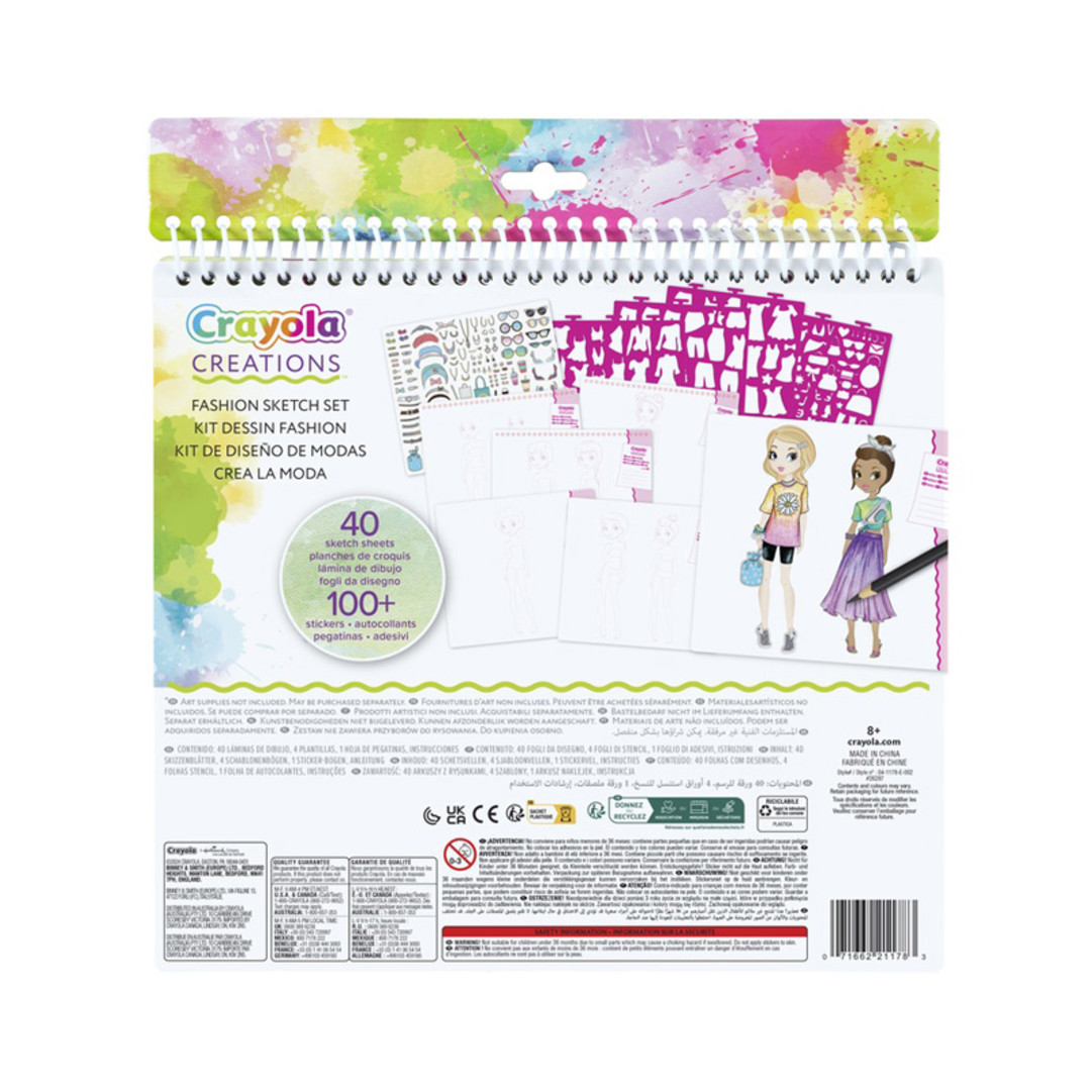 Creations- Super Album da Disegno- I Love Fashion- Crea la ModaBack view