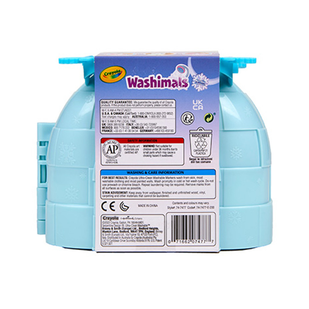 Washimals Artic Adventure-  Igl articoBack view