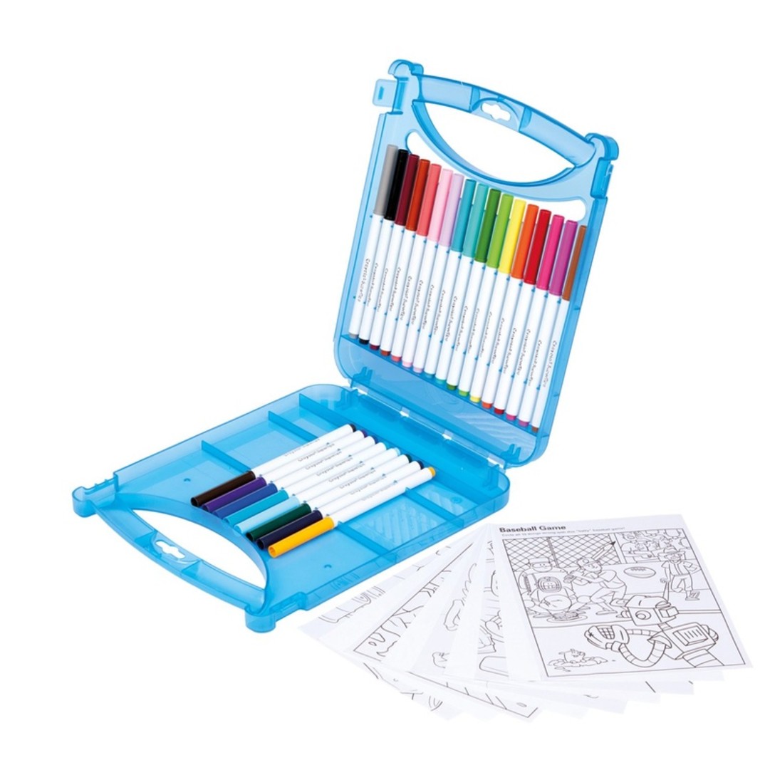 Set Valigetta Pennarelli Lavabili- SuperTipsContents