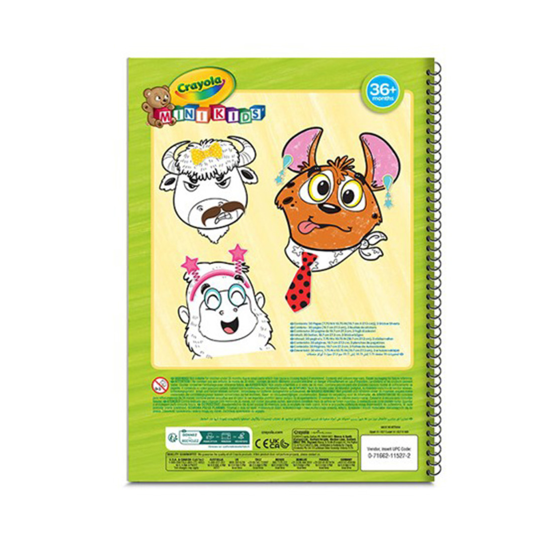 Mini Kids - Album abbina e coloraBack view