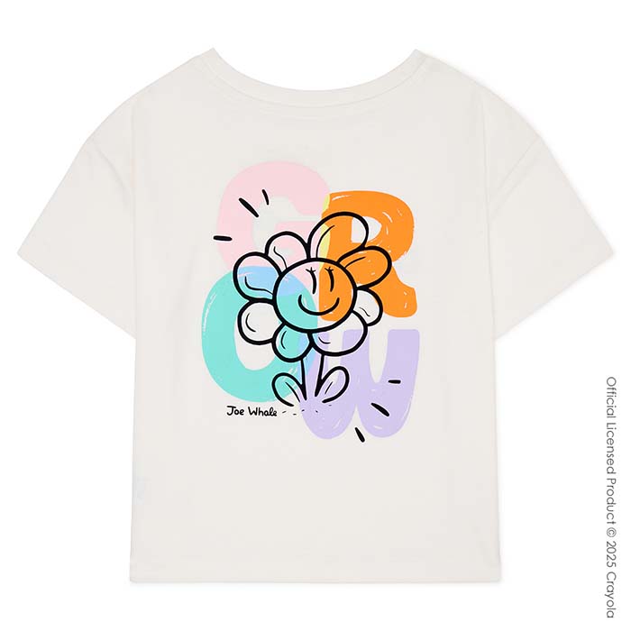 Color Lab Toddler & Kids Short Sleeve Graphic T-Shirt white front view.