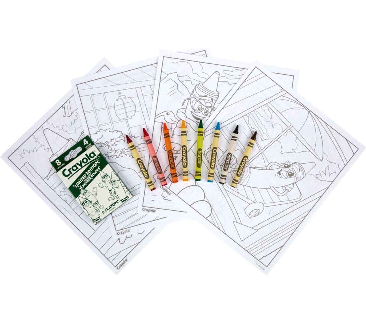 Limited Edition Color &amp; Sticker Activity Set, Wild Journeys, contents.