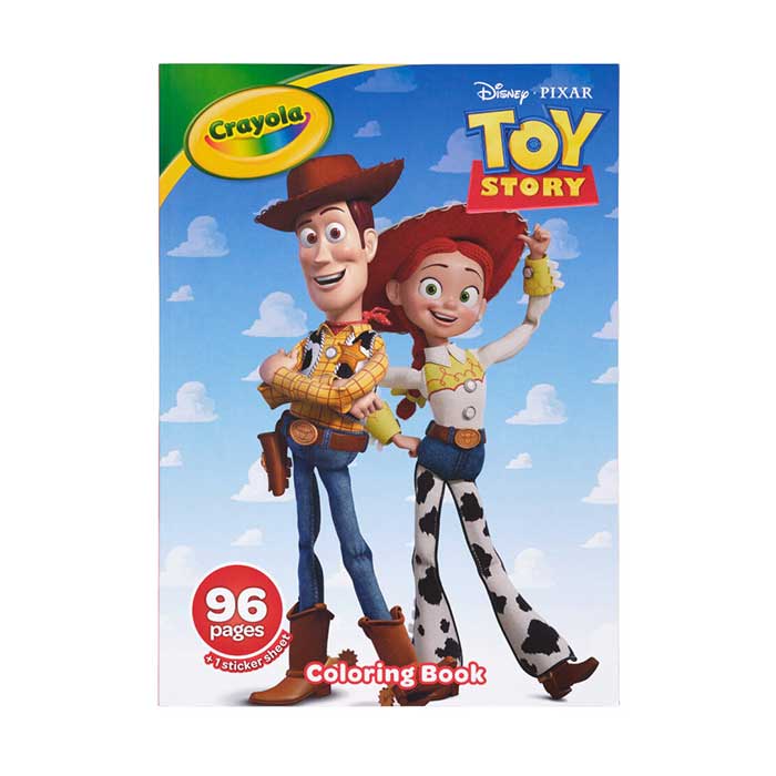 Toy Story 5 Coloring Book, 96 pages front cover.
