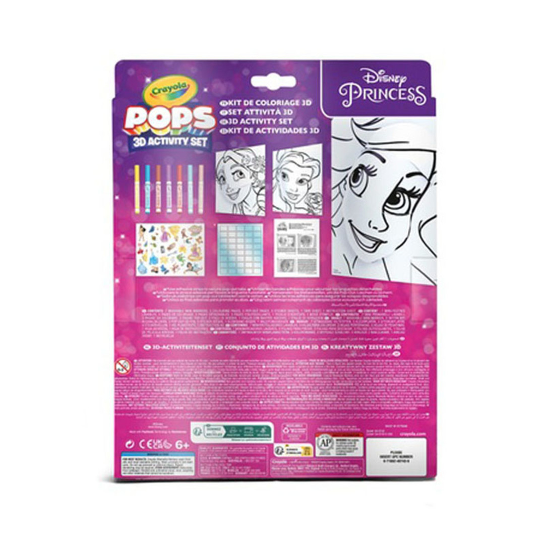POPS Set attivit 3D - Disney PrincessBack view