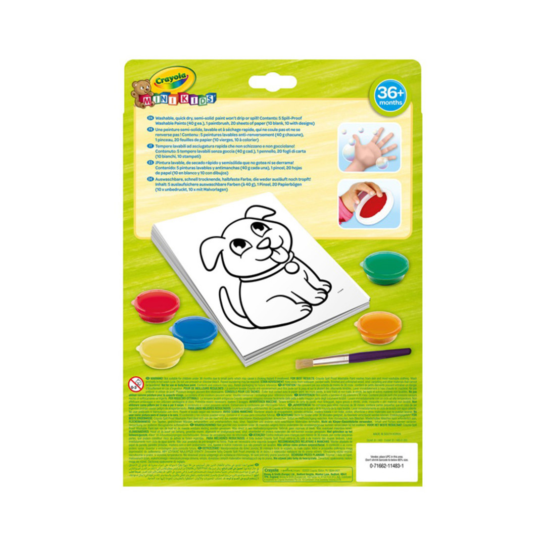 Mini Kids -  Set Tempere Lavabili Senza GocciaBack view