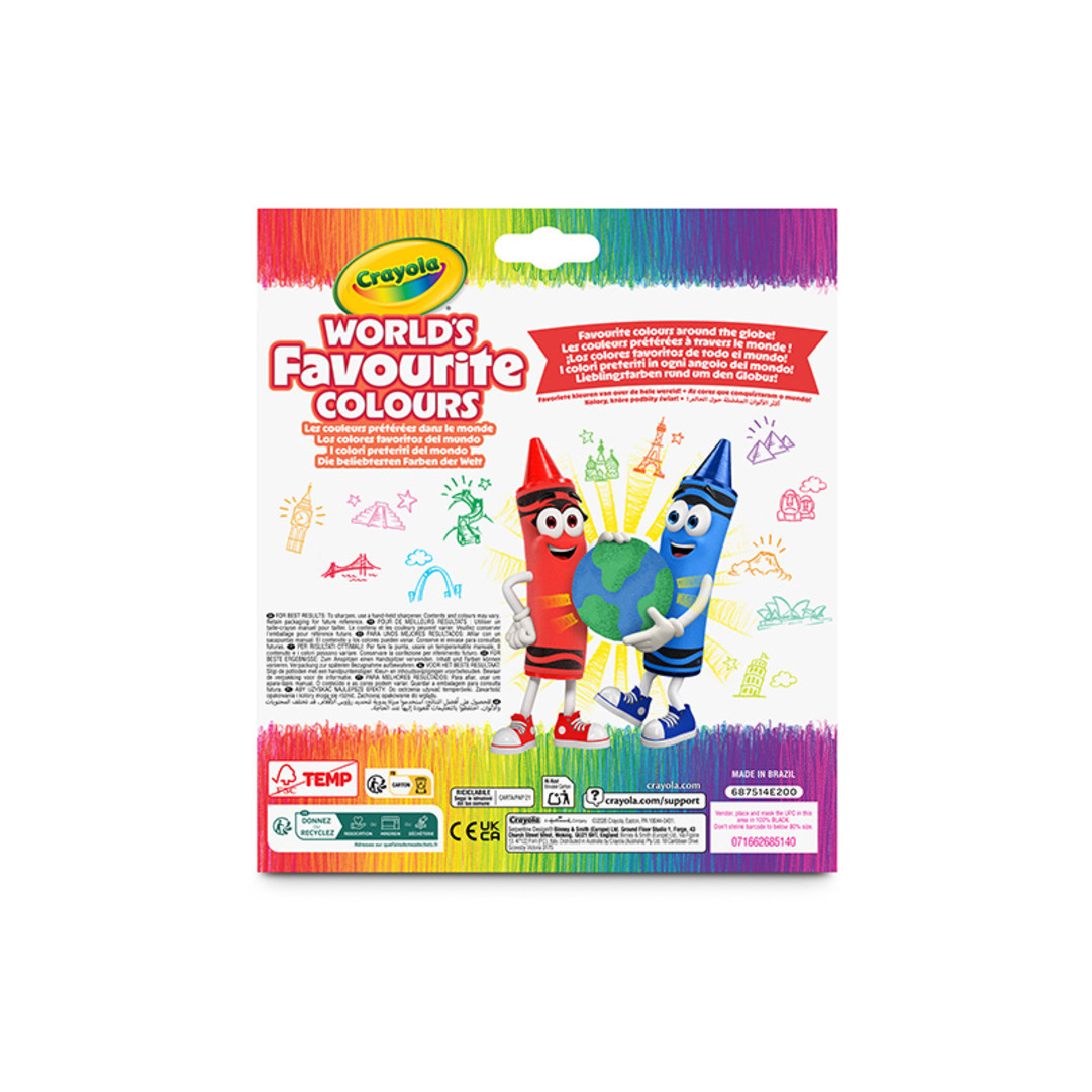 Wordl's Favoutire Colours - 50 matite colorateContents