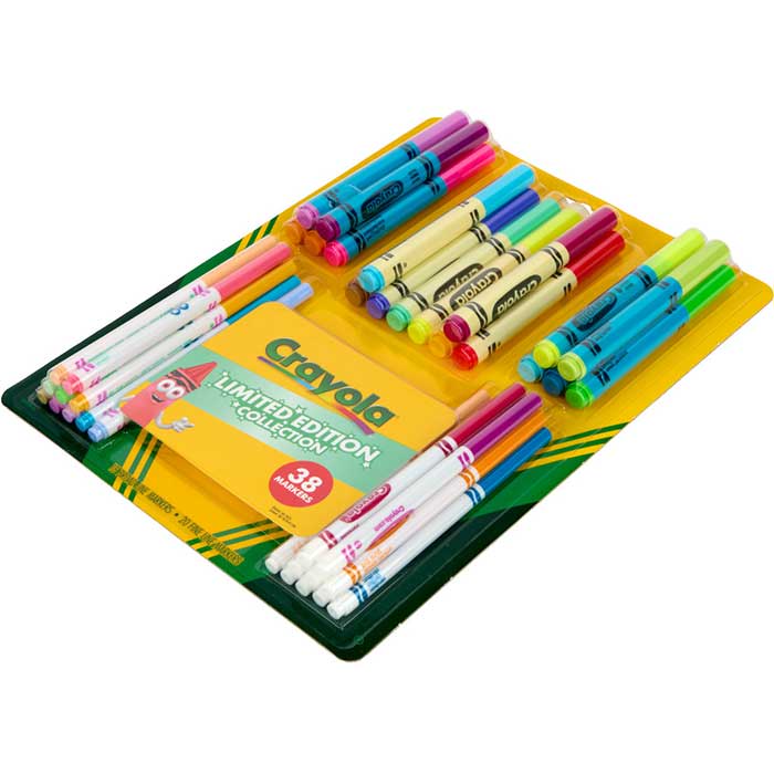 Limited Edition Marker Pack, 38 Markers top view.