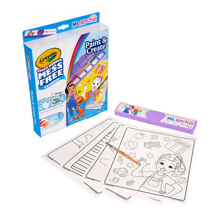 Color Wonder Paint N Create, Ms. Rachel. Packaging and contents.