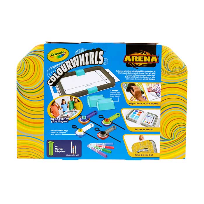 Colourwhirls Arena back view.